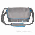 Diaper bag for baby, made of microfiber, brand name design with many compartment pockets